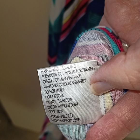 CROSSROADS Maxi Dress Geometric Pattern - Picture 6 of 6